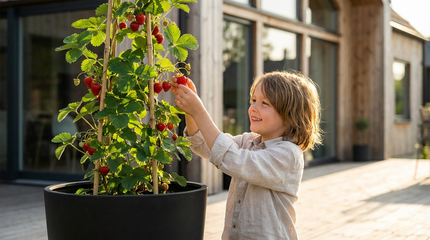 Weiße Klettererdbeeren 5 Stk